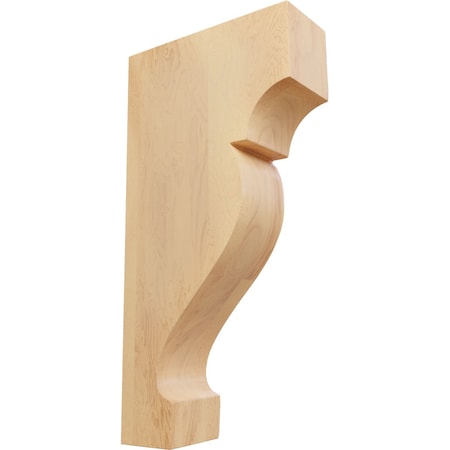 Ekena Millwork 1 3/4"W x 4 1/2"D x 9"H Large Dearborn Wood Corbel, Red Oak CORW02X09X05DRRO